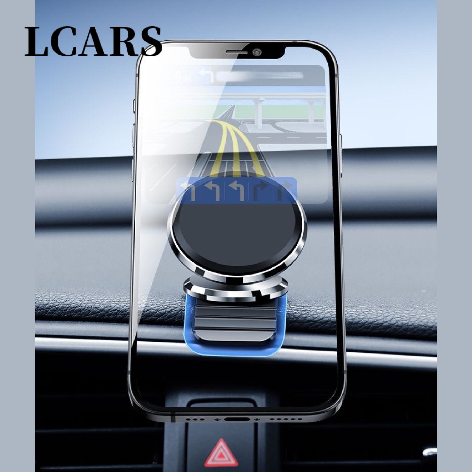 360 Rotation Car Mobile Phone Holder, Strong Magnetic Suction Mount, Soft Base Dashboard Universal Stand