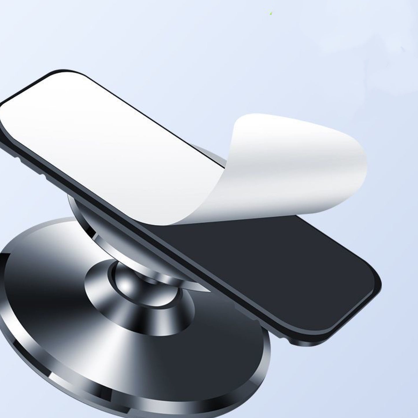 360 Rotation Car Mobile Phone Holder, Strong Magnetic Suction Mount, Soft Base Dashboard Universal Stand