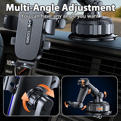 Universal Dashboard Holder, 360 Rotatable Suction Cup Stand, Anti Vibration Car Phone Mount for Pickup Truck SUV