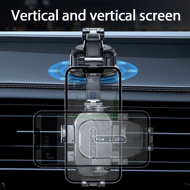 Universal Dashboard Holder, 360 Rotatable Suction Cup Stand, Anti Vibration Car Phone Mount for Pickup Truck SUV