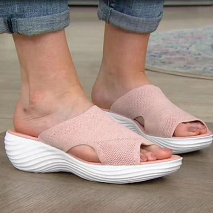 Chic Fashion Summer Woman Sandals Shoes Wedge Women Shoe Soft Womens Sandals Slide Party Sandal Fem 1