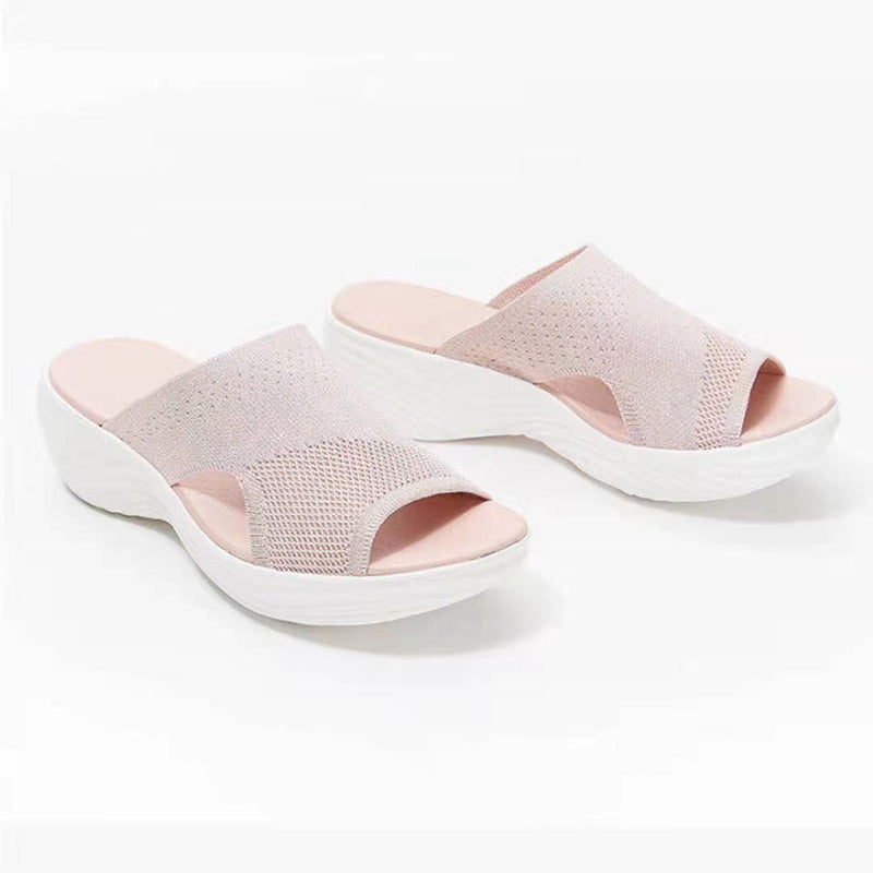 Chic Fashion Summer Woman Sandals Shoes Wedge Women Shoe Soft Womens Sandals Slide Party Sandal Fem 5