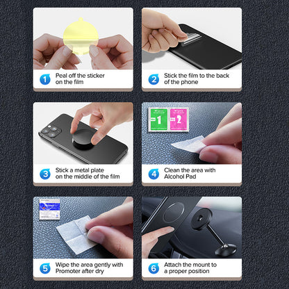 Magnetic Phone Holder in Car Stand Magnet Cellphone Bracket Car Magnetic Holder for iPhone Huawei Xiaomi