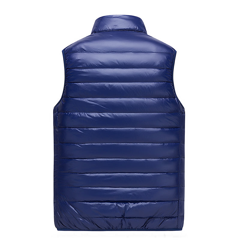 Mens Lightweight Down Vest Waterproof Winter Waistcoat Casual Sleeveless Jacket For Autumn And Work 1