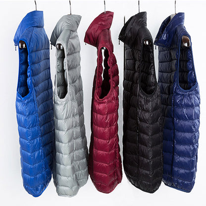 Mens Lightweight Down Vest Waterproof Winter Waistcoat Casual Sleeveless Jacket For Autumn And Work 2