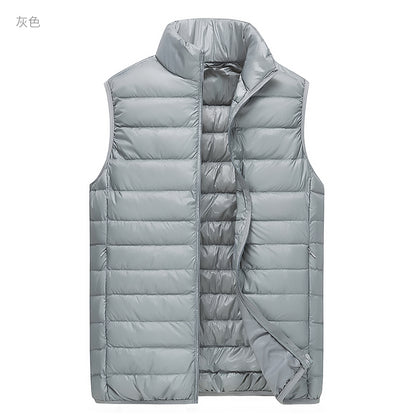 Mens Lightweight Down Vest Waterproof Winter Waistcoat Casual Sleeveless Jacket For Autumn And Work 7
