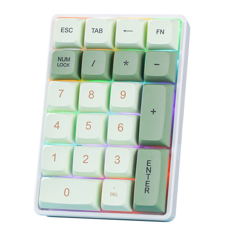 ATTACK SHARK Mini Keypad For Finance K21 Wireless Numric Keypad Mechanical HotSwap Bluetooth Trimod 3