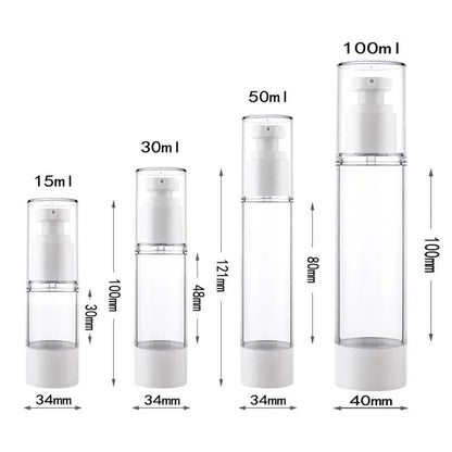 Airless Refillable Cosmetic Bottles For Travel And Daily Use 4