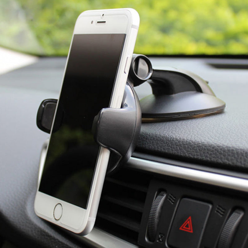 Adjustable Cell Stand Support, Universal Car Phone Holder, Windshield Mount, Smartphone Car Mount Cell Phone Holder
