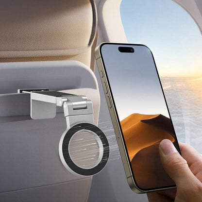 Essentials Flexible Rotation Magsafe Phone Stand, Universal Foldable Magnetic Holder, Airplane Travel Mount for iPhone