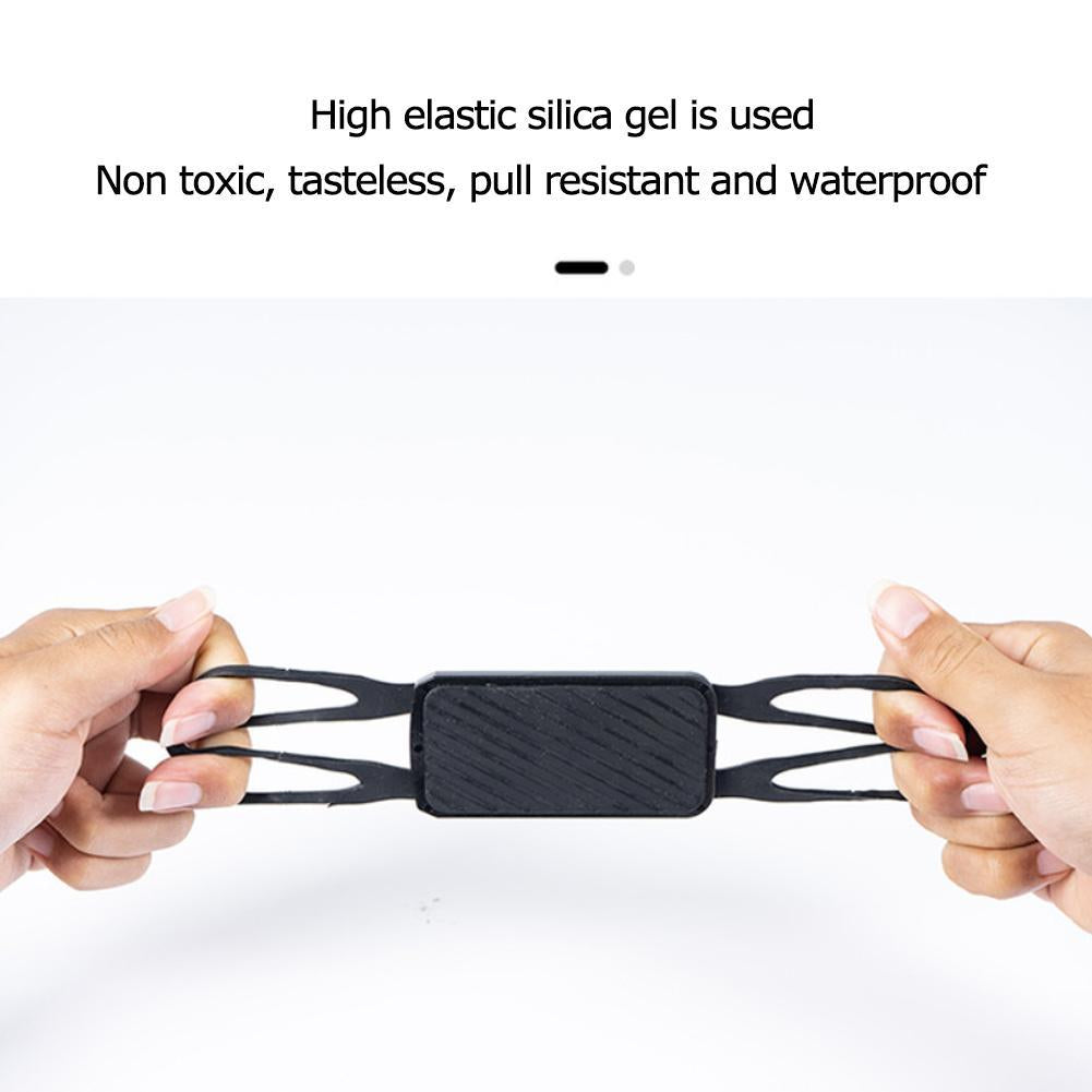 Bicycle Phone Mobile Silicone Holder, Motorcycle Shockproof Mount, For Garmin Sram Bike, Universal 4-7.5 Inch Mobile