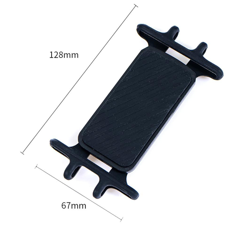 Bicycle Phone Mobile Silicone Holder, Motorcycle Shockproof Mount, For Garmin Sram Bike, Universal 4-7.5 Inch Mobile