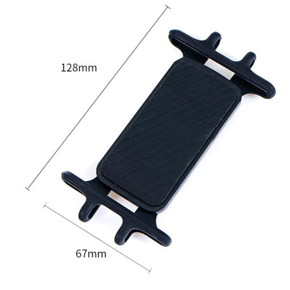Bicycle Phone Mobile Silicone Holder, Motorcycle Shockproof Mount, For Garmin Sram Bike, Universal 4-7.5 Inch Mobile