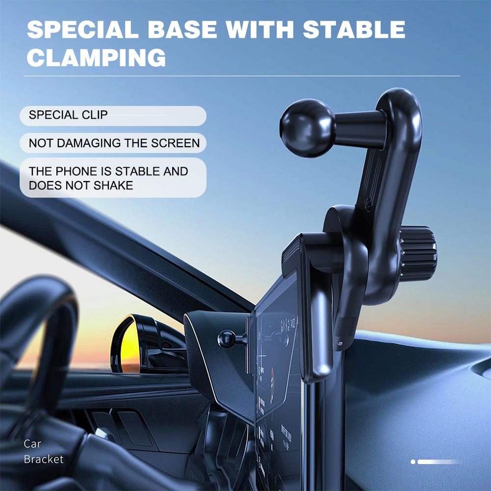 Display Screen Mobile Holder Base For Car GPS Mount Universal Ball Head Sticker Phone Bracket For T 1