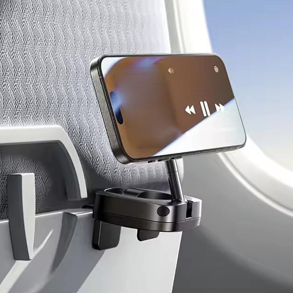 360 Rotatable Magnetic Phone Stand, Foldable Vacuum Suction Holder, Universal Travel Dashboard Desk Mount