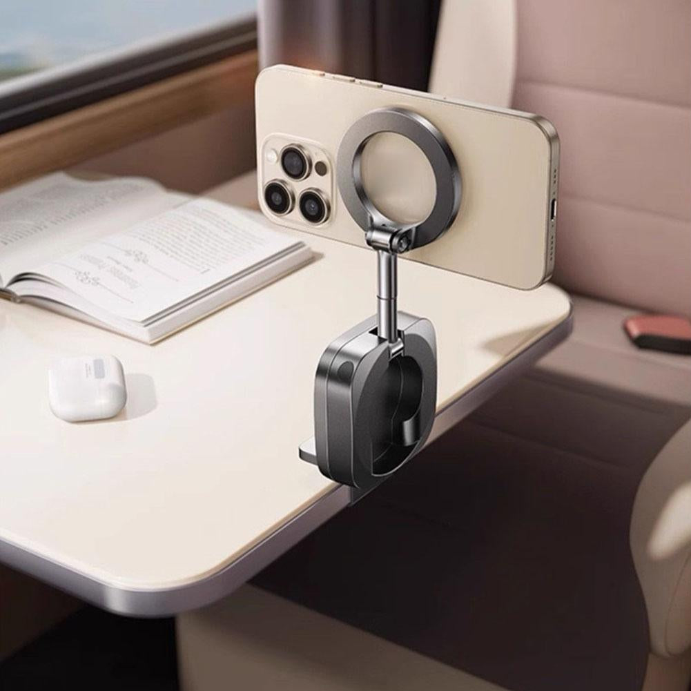 360 Rotatable Magnetic Phone Stand Foldable Vacuum Suction Holder Universal Travel Dashboard Desk M 1