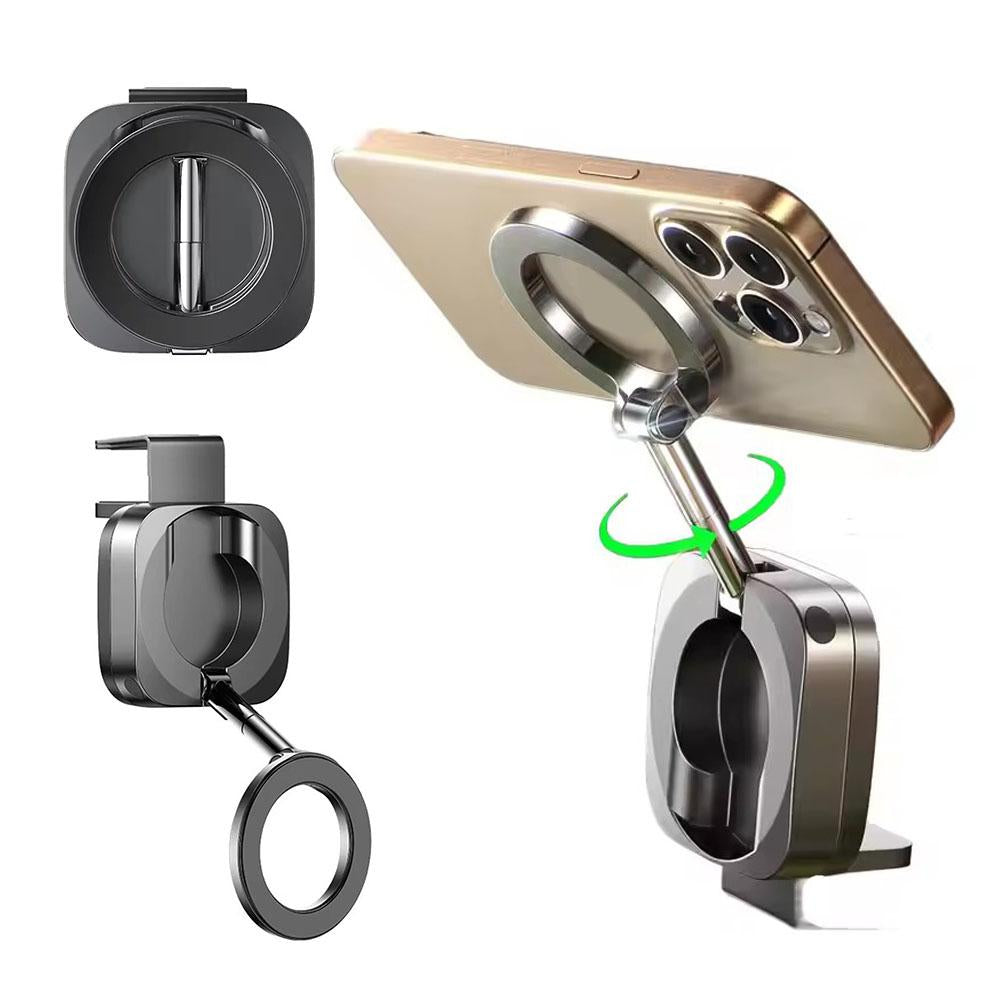 360 Rotatable Magnetic Phone Stand Foldable Vacuum Suction Holder Universal Travel Dashboard Desk M 4