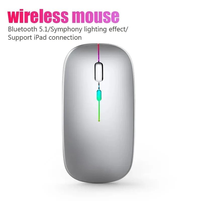 Wireless RGB Rechargeable Bluetooth Mouse 3