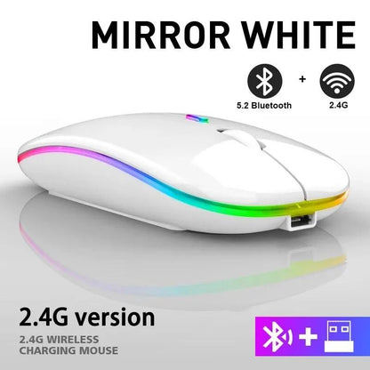 Wireless RGB Rechargeable Bluetooth Mouse 7