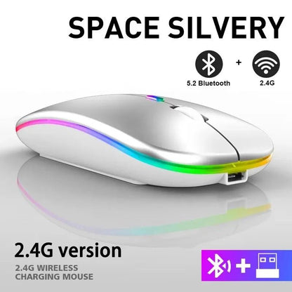 Wireless RGB Rechargeable Bluetooth Mouse 9
