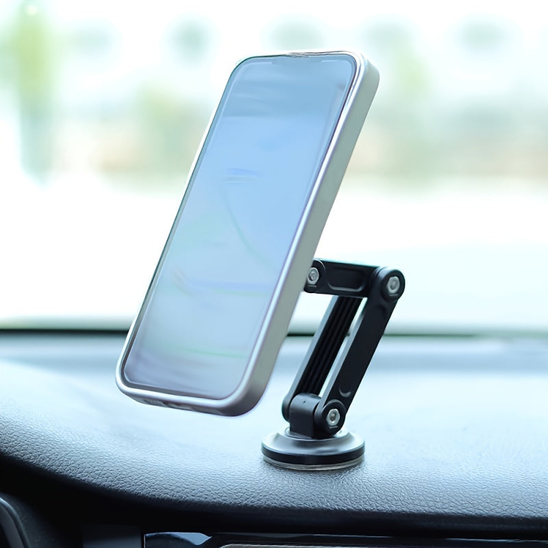 Universal ClipOn Phone Holder For Car Foldable Stand Sturdy Suction Cup Base HandsFree Mount For GP 3