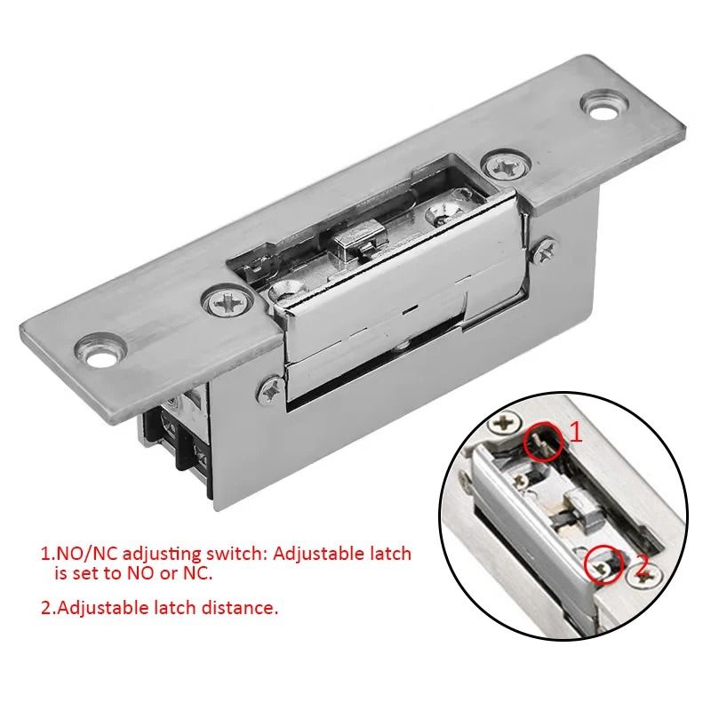 Stainless Steel Fail Secure Electric Strike Door Lock For Access Control 5
