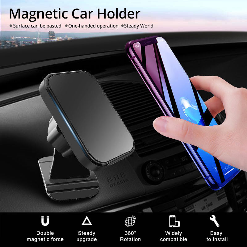 Air Vent Magnetic Phone Mount, Universal Car Holder Stand for iPhone Samsung, Strong GPS Support Clip