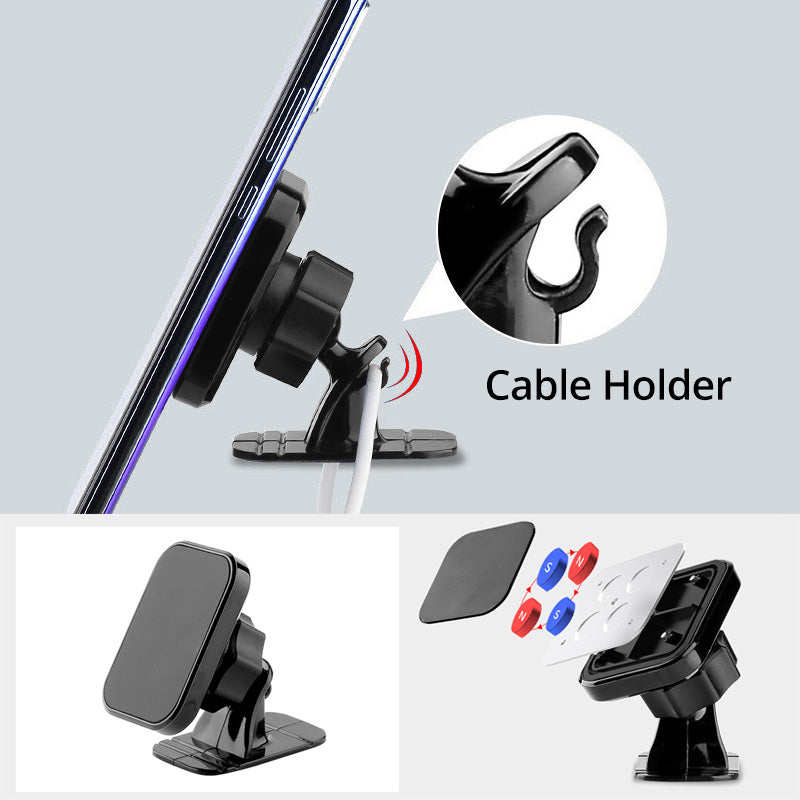 Air Vent Magnetic Phone Mount, Universal Car Holder Stand for iPhone Samsung, Strong GPS Support Clip