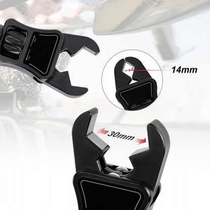 Rearview Mirror Universal Flexible Holder for iPhone, 360 Degree Adjustable Car Phone Holder, Easy Clip Mount Stand