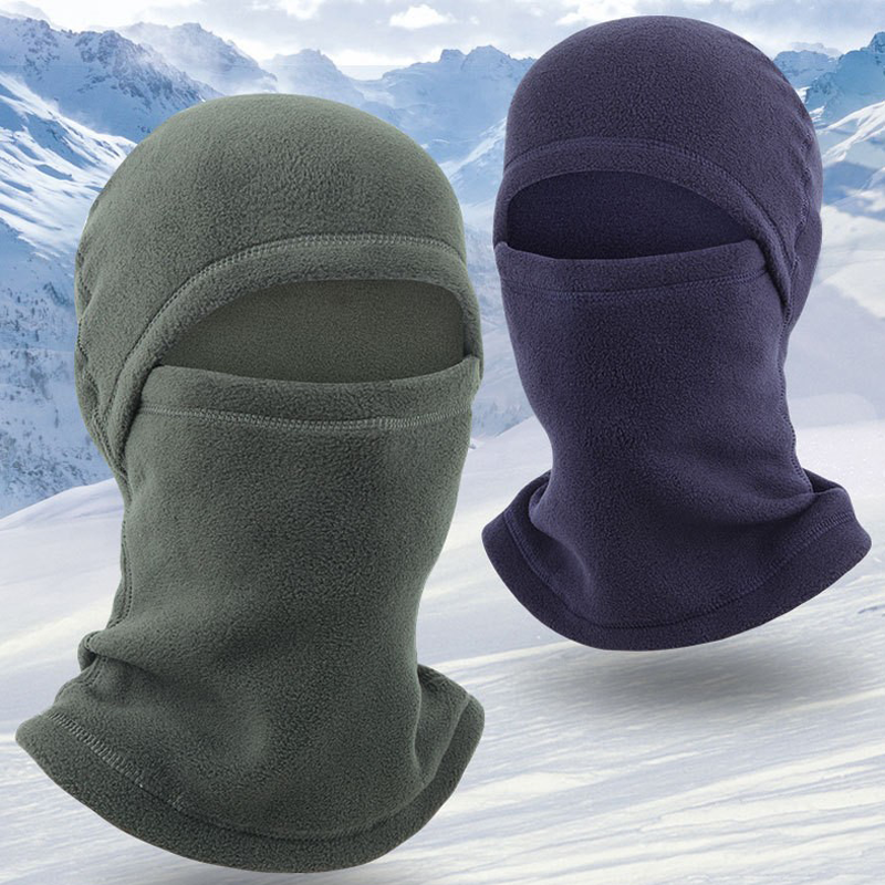 1pc Unisexs Balaclava Hat With Ear Warmer Solid Color Knitting Beanie Hat Breathable Face Mask For  1