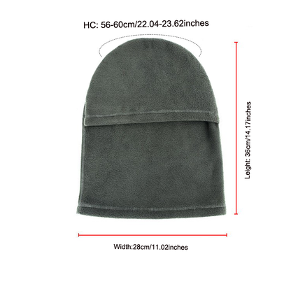 1pc Unisexs Balaclava Hat With Ear Warmer Solid Color Knitting Beanie Hat Breathable Face Mask For  4