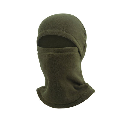 1pc Unisexs Balaclava Hat With Ear Warmer Solid Color Knitting Beanie Hat Breathable Face Mask For  7