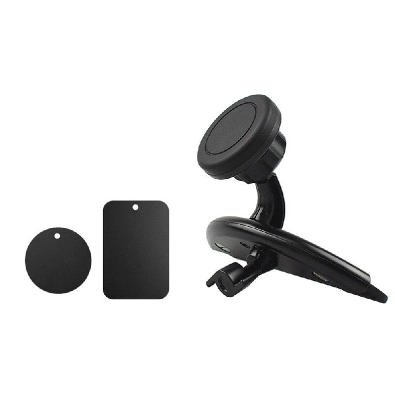 360 Degree Magnetic Phone Holder, Universal CD Slot Mount for Car, Mobile Smartphone Stand for iPhone and GPS