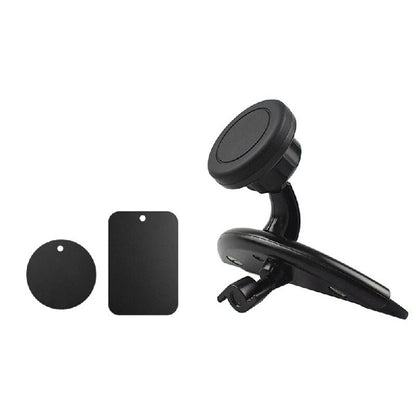 360 Degree Magnetic Phone Holder, Universal CD Slot Mount for Car, Mobile Smartphone Stand for iPhone and GPS
