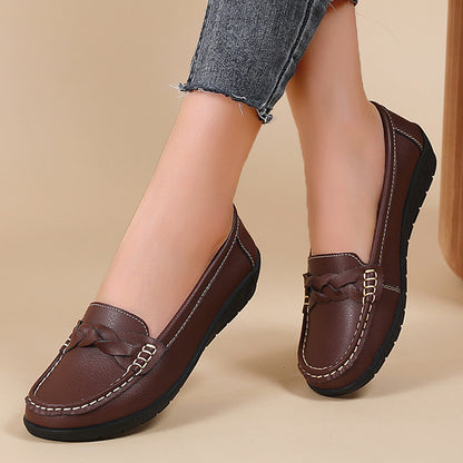 Comfortable Womens Loafers And Flats SlipOn Casual Outdoor Nurse Shoes Stylish Moccasins For Plus S 1