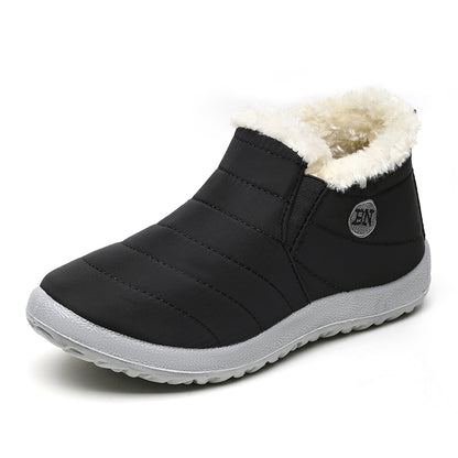 Plush Snow Women Boots Soft Fur Ankle Boots For Women Warm Winter Platform Shoes For Comfort  Style 6