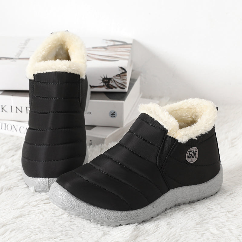 Durable Boots Men Snow Mens Shoes Hiking Winter Boots For Men With Plush Fur Lining NonSlip Platfor 1