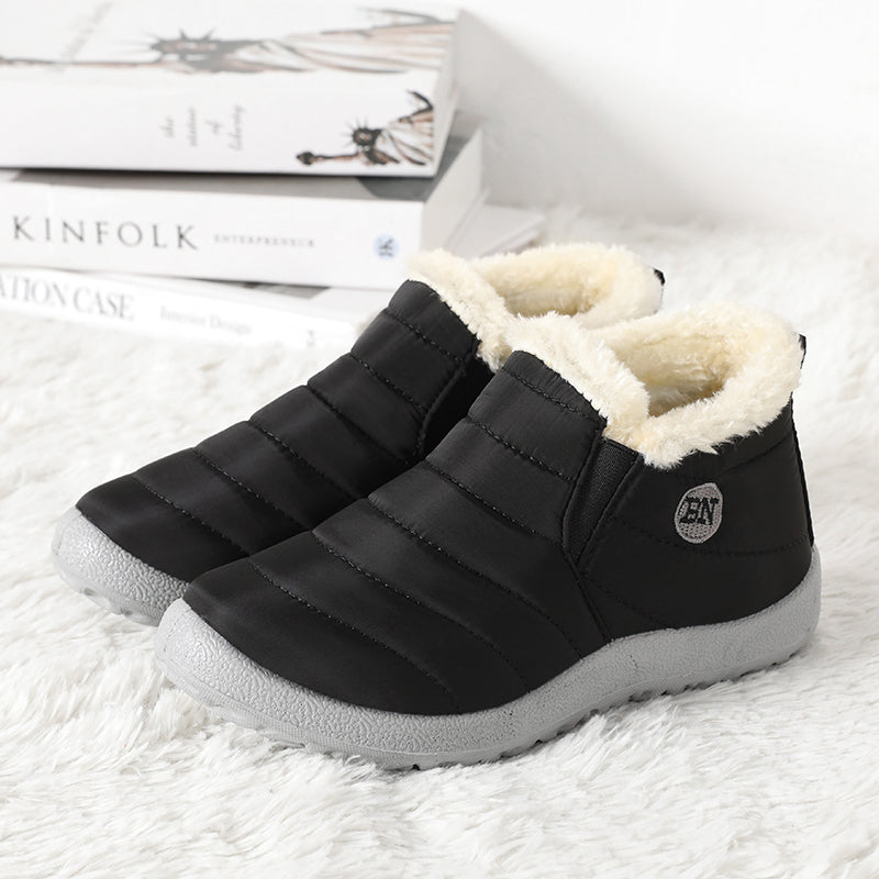 Durable Boots Men Snow Mens Shoes Hiking Winter Boots For Men With Plush Fur Lining NonSlip Platfor 3
