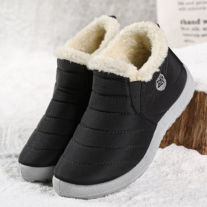 Durable Boots Men Snow Mens Shoes Hiking Winter Boots For Men With Plush Fur Lining NonSlip Platfor 4