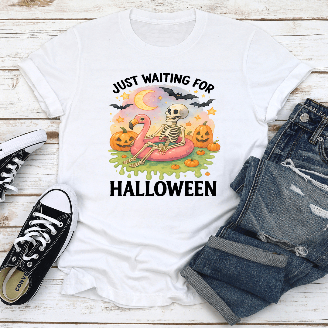 Just Waiting For Halloween Tee 2