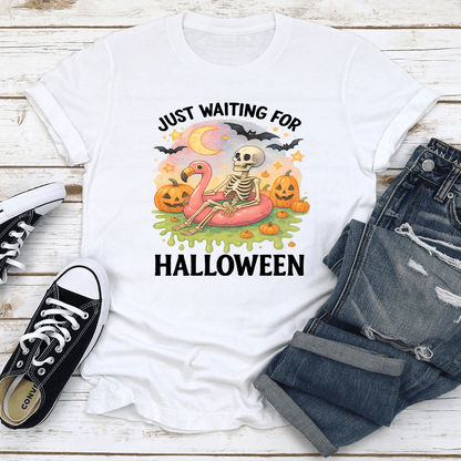 Just Waiting For Halloween Tee 2