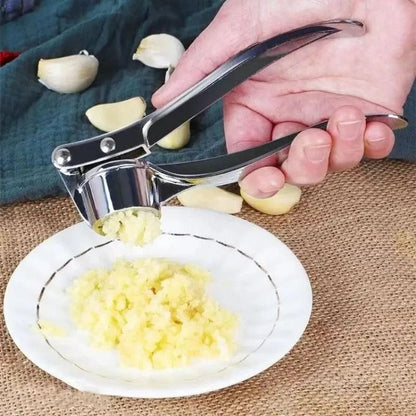 Garlic Press Clip Manual Zinc Alloy Stainless Steel 1