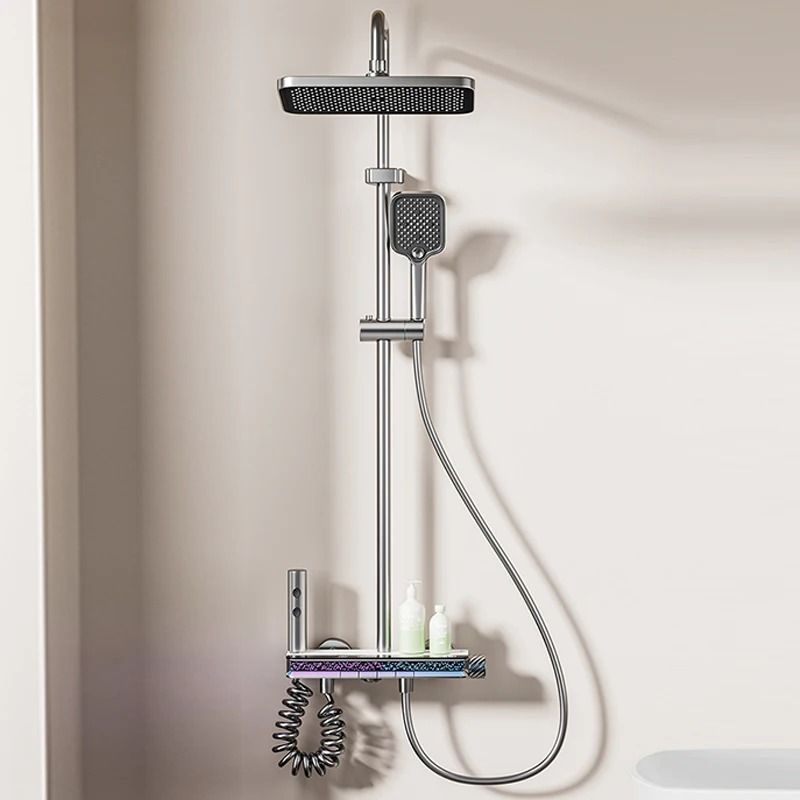 Digital Display Shower System With Ambient Starry Sky Light 3