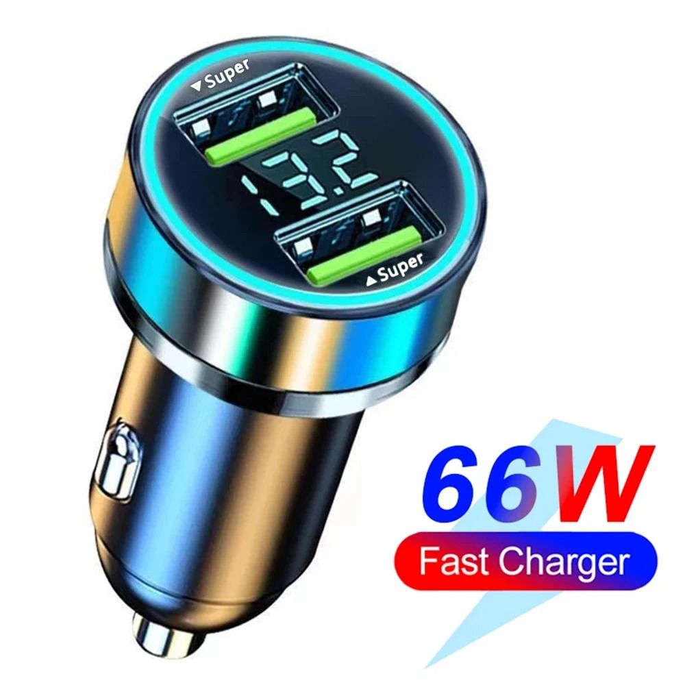 Multifunctional Car Charger With LED Display 6