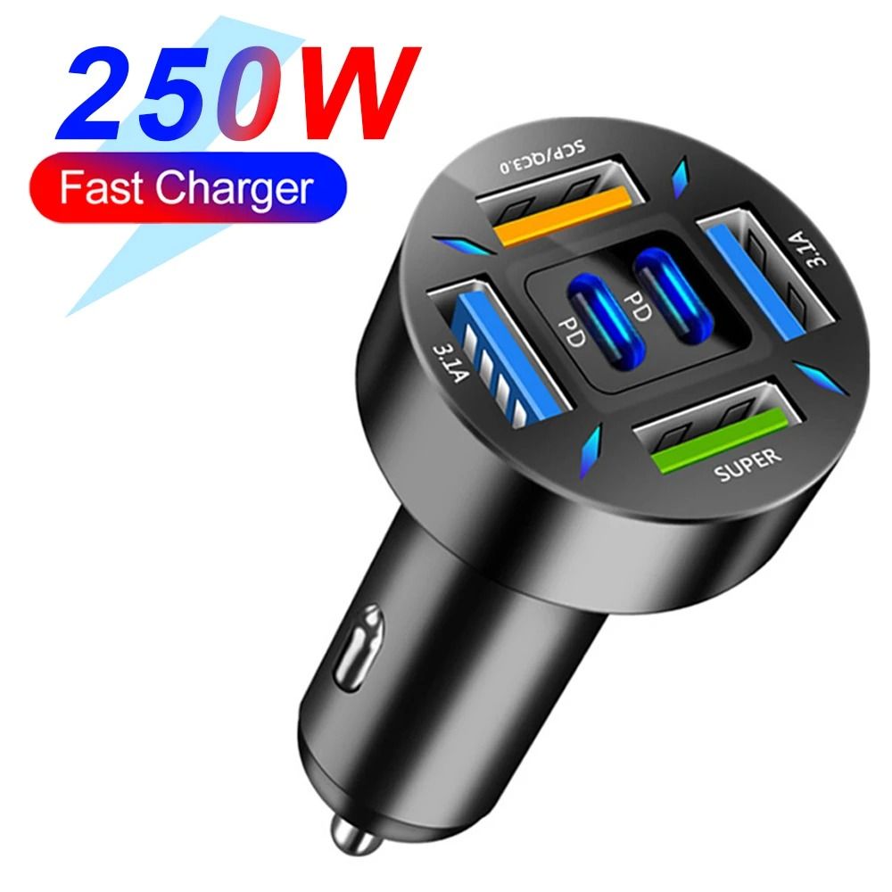 Multifunctional Car Charger With LED Display 7