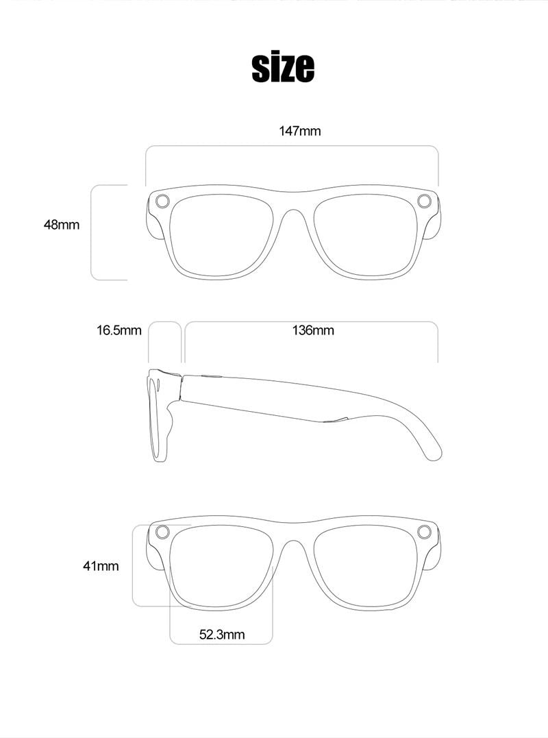 Smart Glasses Camera With 4K Video And Voice Assistant 5