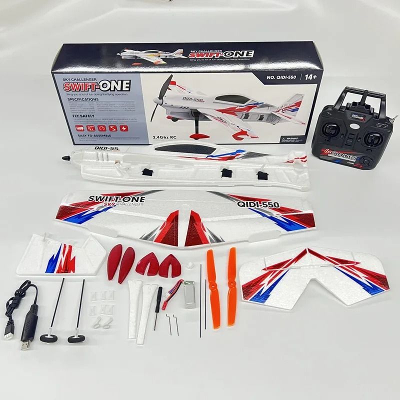 4Channel Brushless Remote Control RC Airplane Kit 4