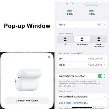 Air Pro Wireless Earphones Pro 2 TWS With USB C Pop Up Window 1