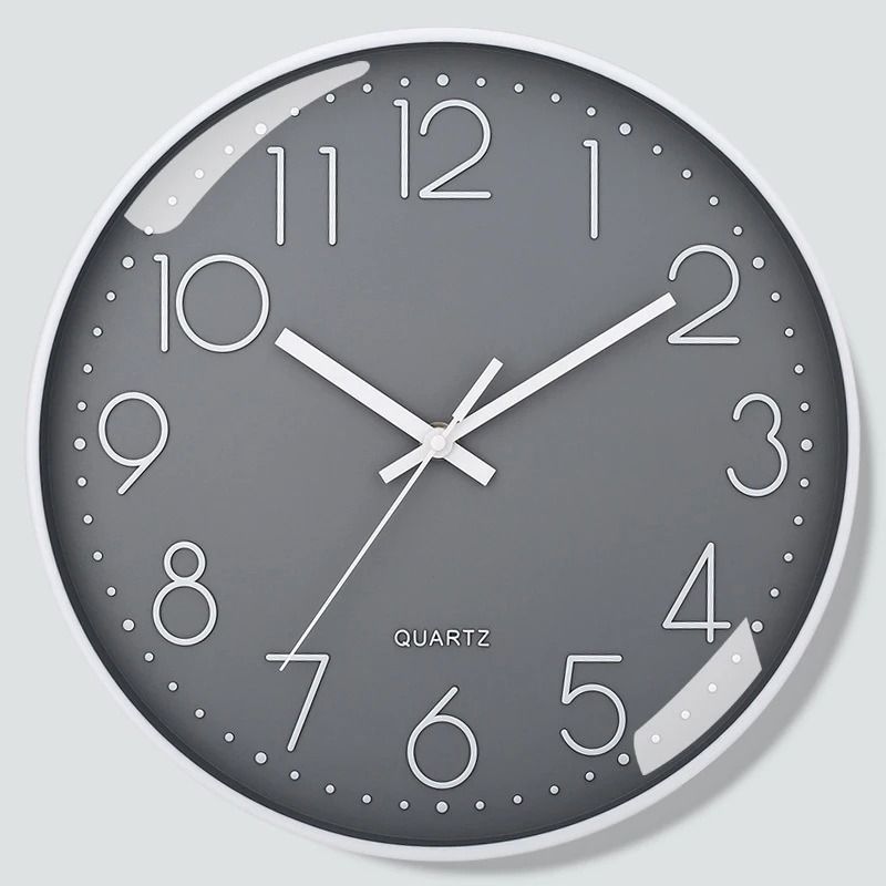 Modern Silent Quartz Wall Clock For Home And Office 9