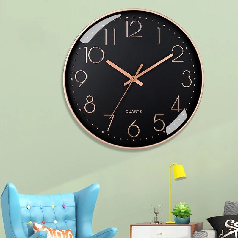 Modern Silent Quartz Wall Clock For Home And Office 3